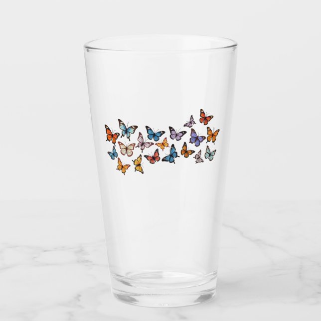 Butterfly pattern cup (Front)