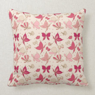 butterfly pattern cushion