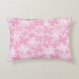 Butterfly pattern decorative cushion