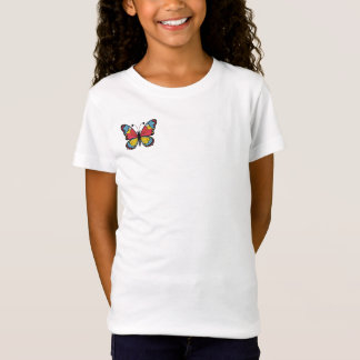 Butterfly Pattern Girls T-Shirt