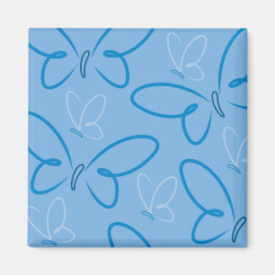 Butterfly pattern magnet
