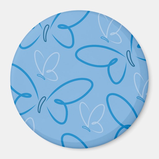 Butterfly pattern magnet (Front)