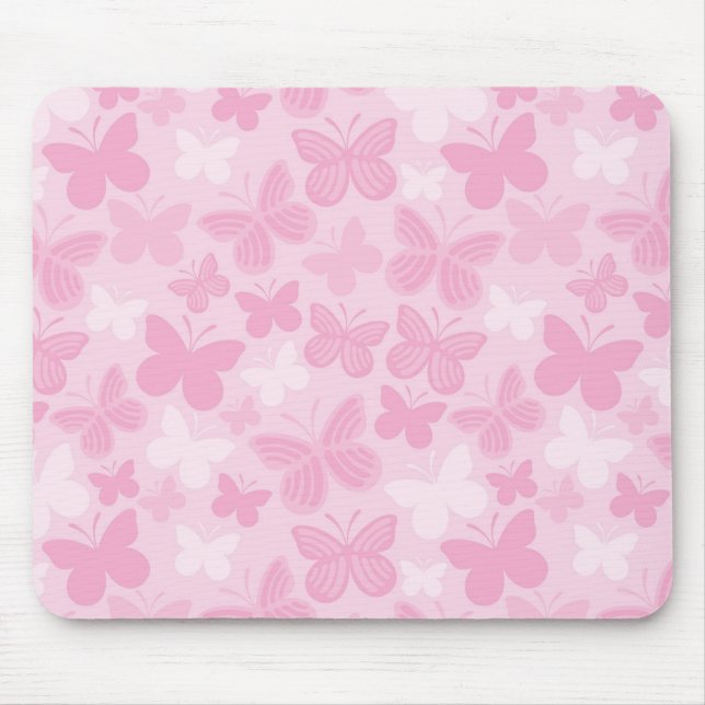 Butterfly pattern mouse pad (Front)