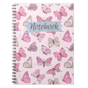 Butterfly Pattern Notebook Cover Design