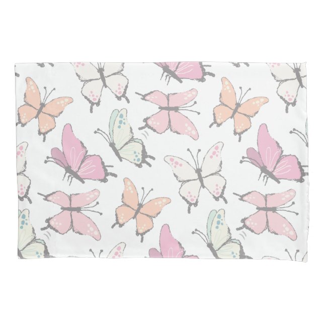 Butterfly Pattern  Pillowcase (Front)