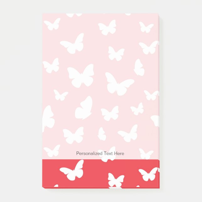 Butterfly pattern post-it notes (Front)