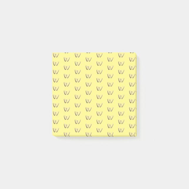 Butterfly Pattern Post-it Notes (Front)