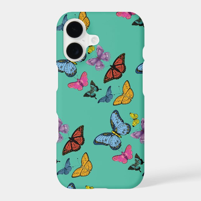 Butterfly pattern texture samsung galaxy case (Back)
