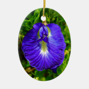 Butterfly Pea Ceramic Tree Decoration