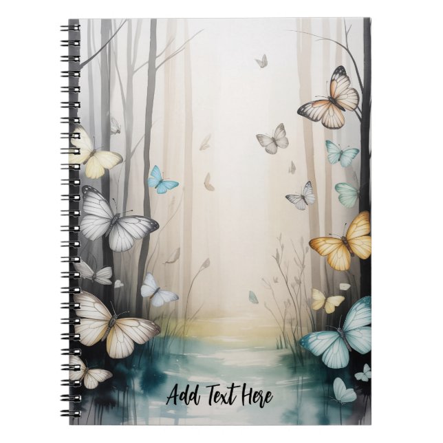  Butterfly Personalised Notebook (Front)