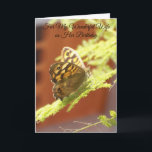 Butterfly Personalised Wife Birthday Card<br><div class="desc">Greeting card butterfly wife birthday card. Customise this birthday card with any text then have it printed and sent to you or instantly download it. Should you require any help with customising then contact us through the link on this page. Wildlife photography personalised wife birthday card that you can have...</div>