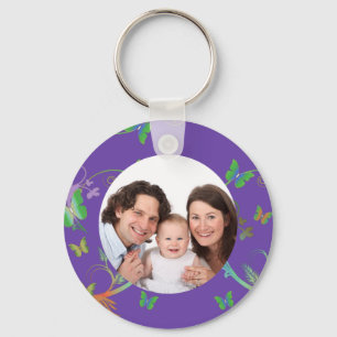 Butterfly/ Photo Key Ring