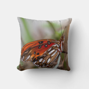 Butterfly Pillow - California Gulf Fritillary