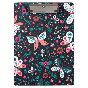 Butterfly Pink Garden   Butterfly Clipboard