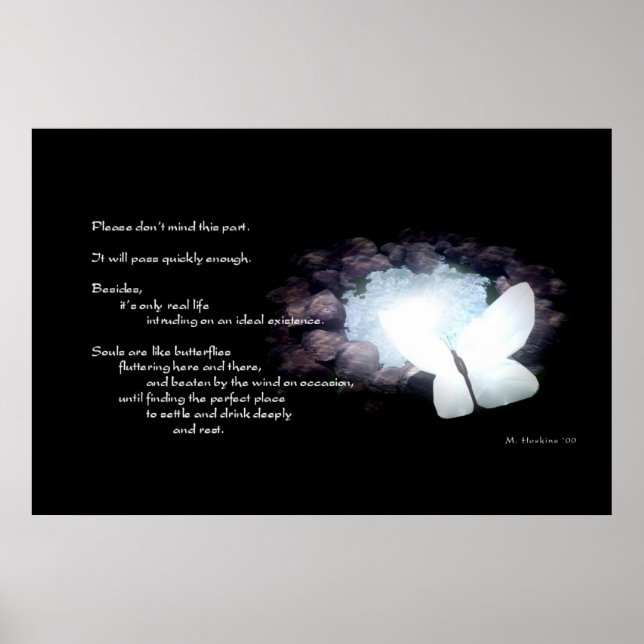 Butterfly Poem Poster (Front)
