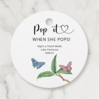 Butterfly - Pop it when she pops baby shower