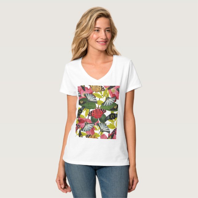 Butterfly & Poppy T-Shirt (Front Full)