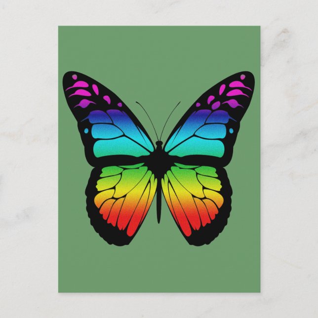 BUTTERFLY POST CARD (Front)