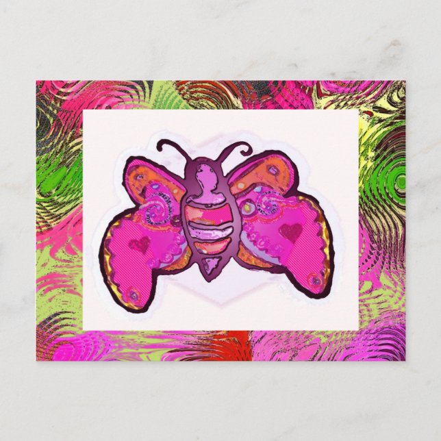butterfly postcard (Front)