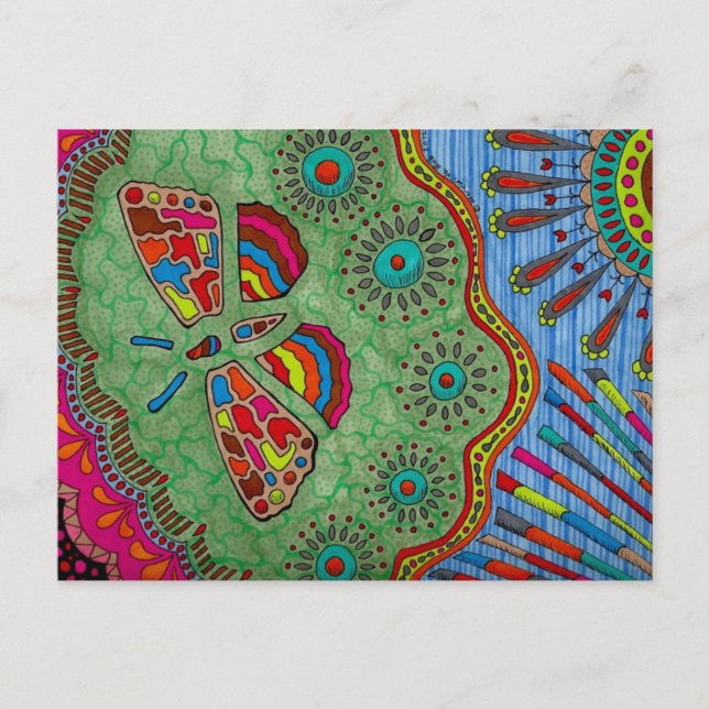 Butterfly Postcard (Front)