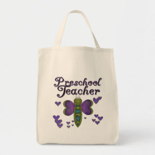 Butterfly Preschool Teacher Tshirts and Gifts Tote Bag