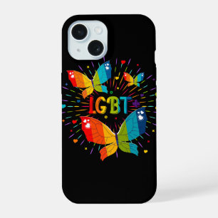 Butterfly Pride Love is Love LGBT Awareness iPhone 15 Case