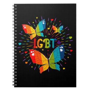 Butterfly Pride Love is Love LGBT Awareness Notebook