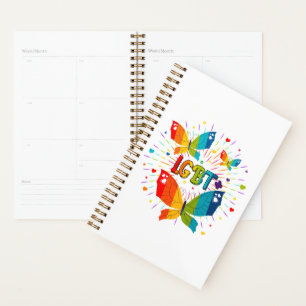 Butterfly Pride Love is Love LGBT Awareness Planner