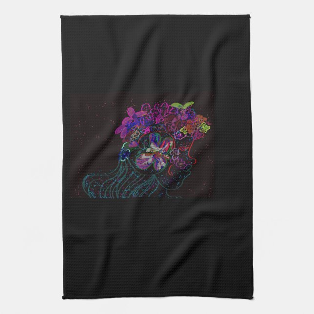 Butterfly Princess Kitchen Towel (Vertical)