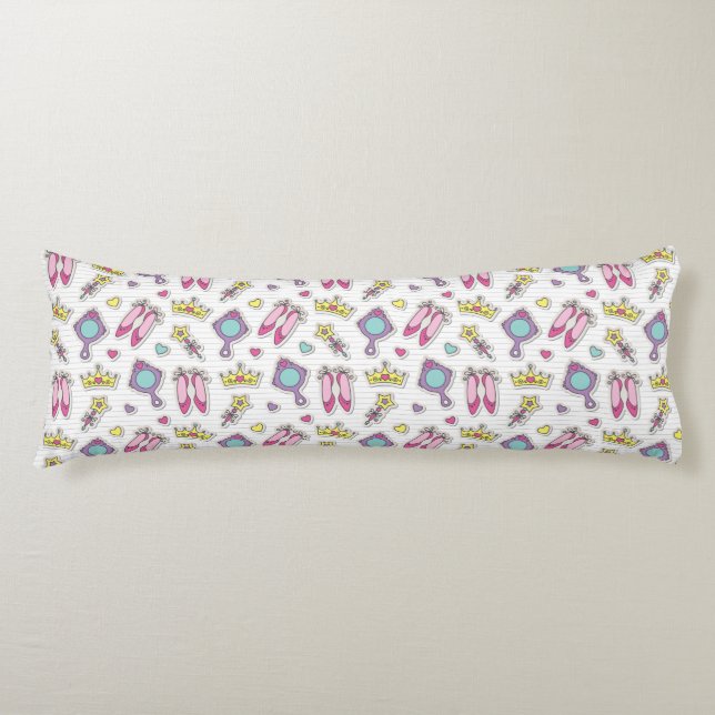 butterfly princess pattern body cushion (Front)