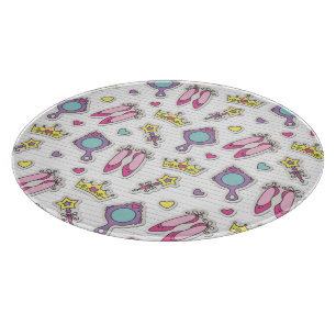 butterfly princess pattern cutting board