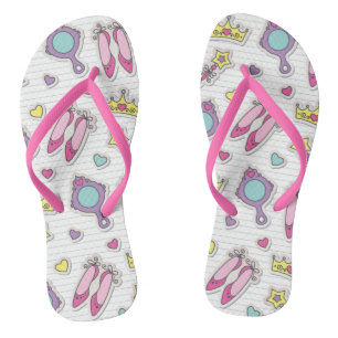 butterfly princess pattern jandals