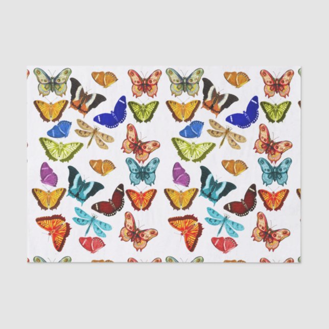 Butterfly Printed Tissue Paper (Front)
