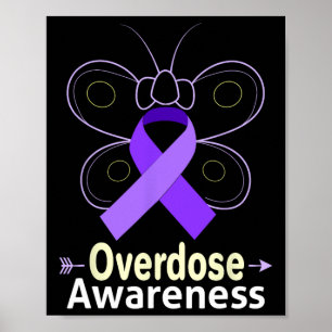 Butterfly Products Opioid Ribbon Opioid Overdose A Poster