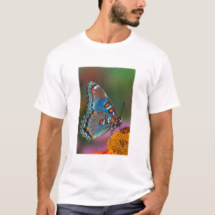 Butterfly profile on a flower T-Shirt