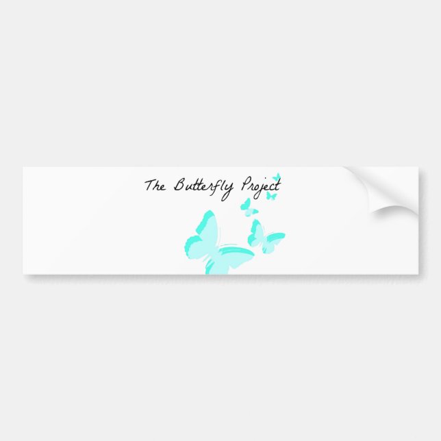 Butterfly Project Bumper Sticker (Front)