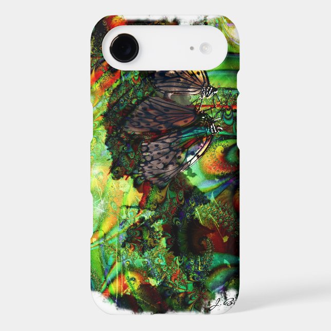 Butterfly Psy Case-Mate iPhone Case (Back)