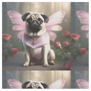 Butterfly Pug, Fabric