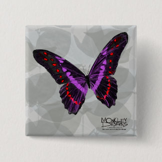 Butterfly - Purple - Button