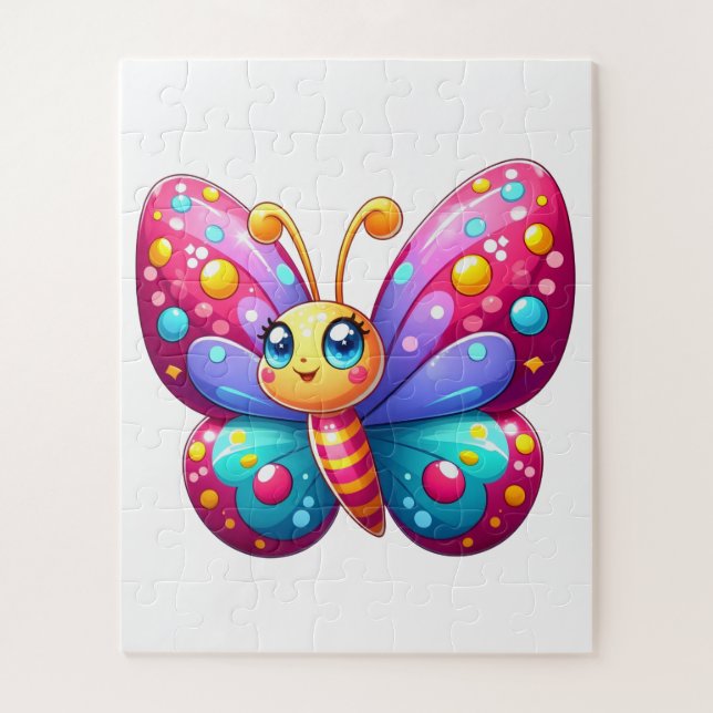 🧩🦋Butterfly Puzzle – Coloruful Nature-Inspired (Vertical)