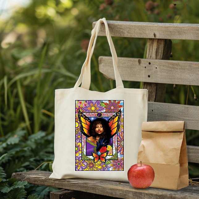 Butterfly Queen Tote Bag (Creator Uploaded)