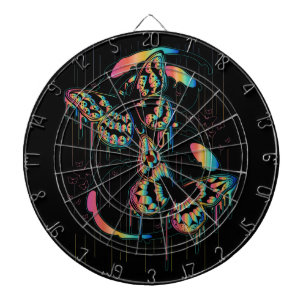 Butterfly Rain Dartboard