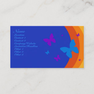 Butterfly Rainbow Business Card
