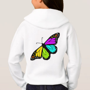 butterfly rainbow sky flowers girly friend family