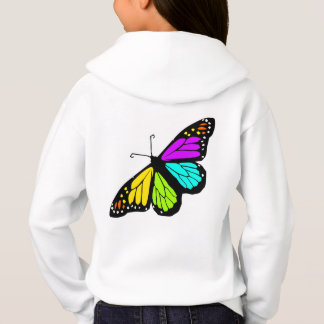butterfly rainbow sky flowers girly friend family