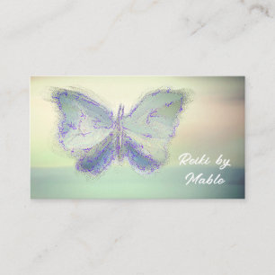 Butterfly, Reiki, Healer, Lifecoach Business Cards