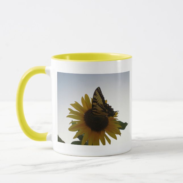 Butterfly Resting at Dusk Mug (Left)