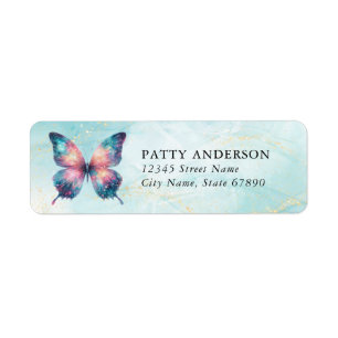 Butterfly Return Address Labels