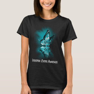 Butterfly Ribbon Interstitial Cystitis Awareness T-Shirt
