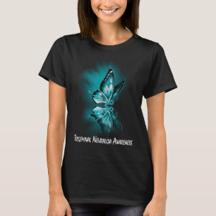 Butterfly Ribbon Trigeminal Neuralgia Awareness T-Shirt